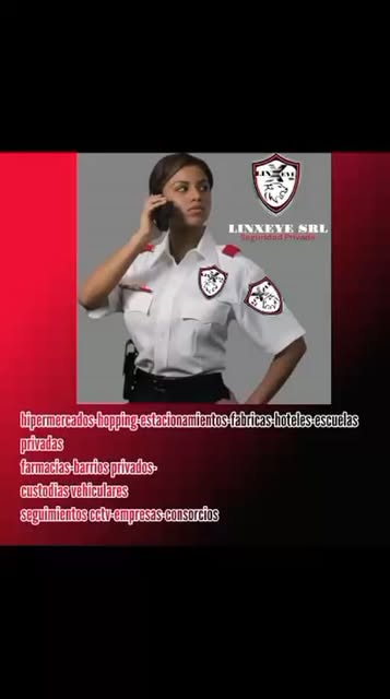 Personal de seguridad Linxeye y rubros que atienden